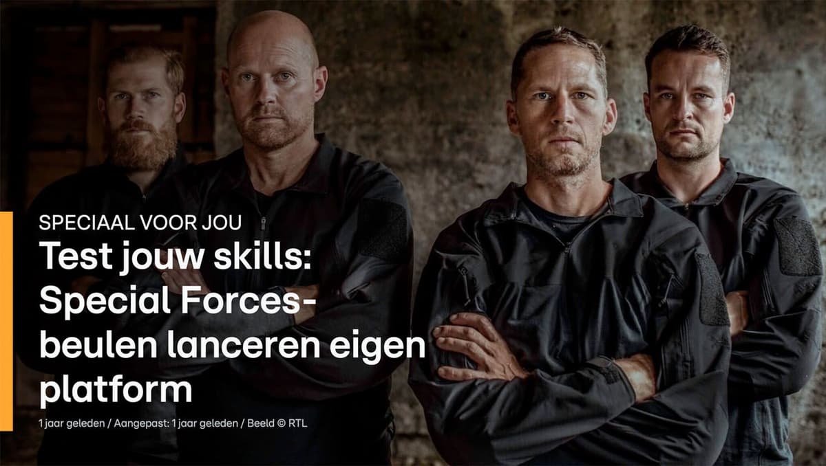 Test jouw skills: Special Forces-beulen lanceren eigen platform